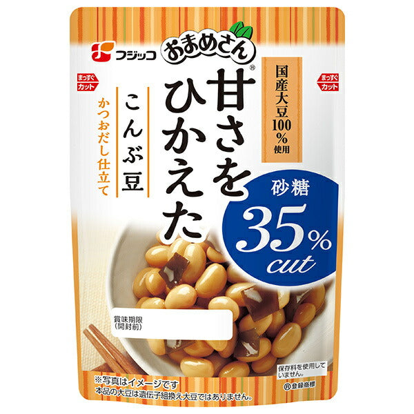 Fujikko Omame-san less sweet kelp beans 145g x 10 bags [shipped in Japan]