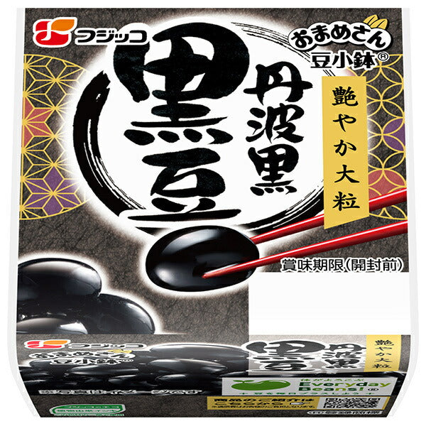 Fujikko Omame-san Bean Small Bowl Tamba Black Beans (65g x 2 packs) x 12 bags [Shipped in Japan]