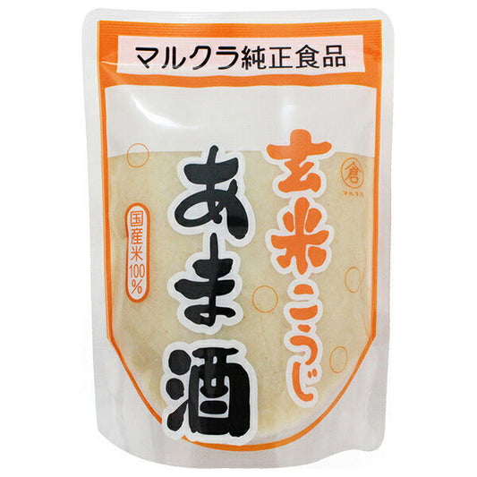 マルクラ 玄米こうじあま酒 250g×20袋入【日本出荷】