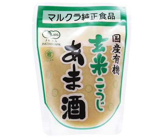 Marukura Organic Brown Rice Koji Amazake (Sake with Amazake) 250g x 20 bags 