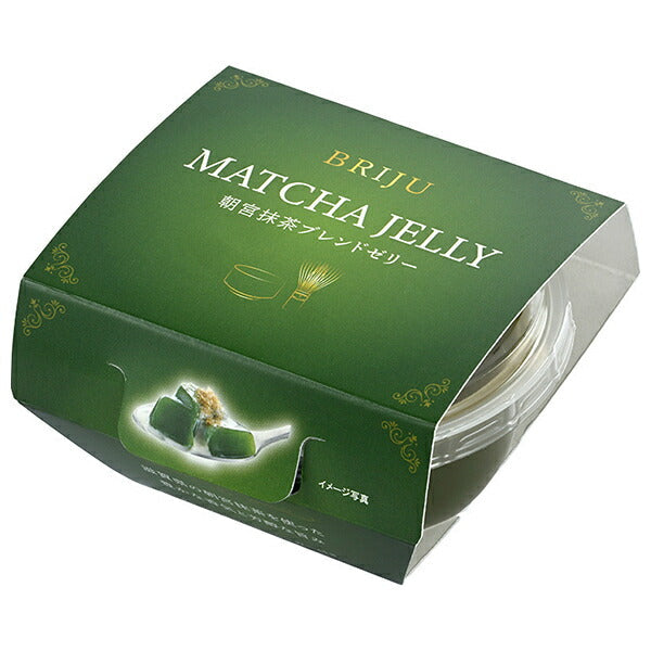 Best before date: March 6, 2026 or later. Sakura Foods BRIJU Matcha Jelly, Asamiya Matcha Blend, 149g x 12 pieces. Ships from Japan.
