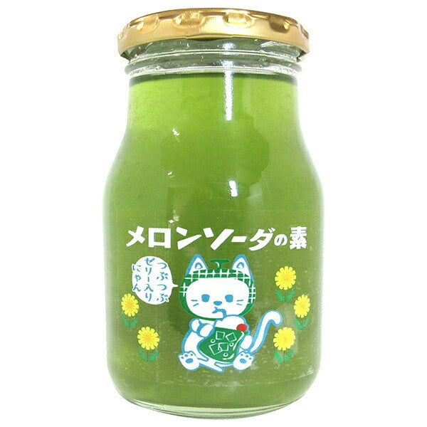 寿高原食品 メロンソーダの素 315g×6本入【日本出荷】