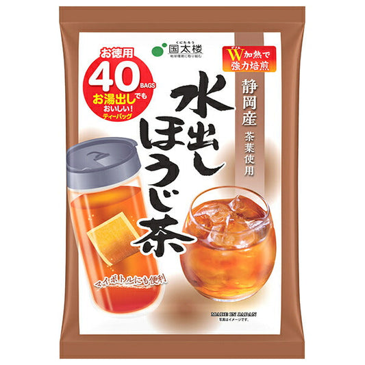 国太楼 水出しほうじ茶ティーバッグ 120g(40p)×12袋入【日本出荷】