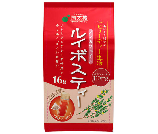 国太楼 ルイボスティー三角ティーバッグ16P 48g(16P)×6袋入【日本出荷】