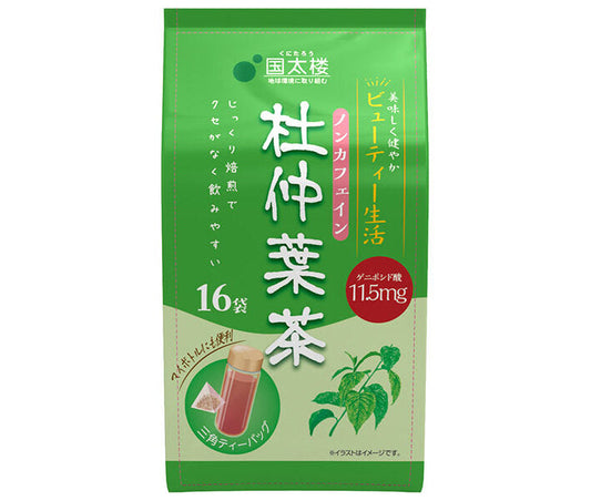 国太楼 杜仲葉茶三角ティーバッグ16P 48g(16P)×6袋入【日本出荷】