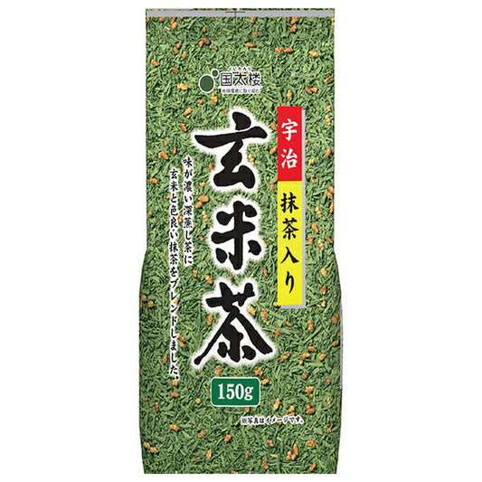 国太楼 宇治抹茶入玄米茶 150g×12袋入【日本出荷】