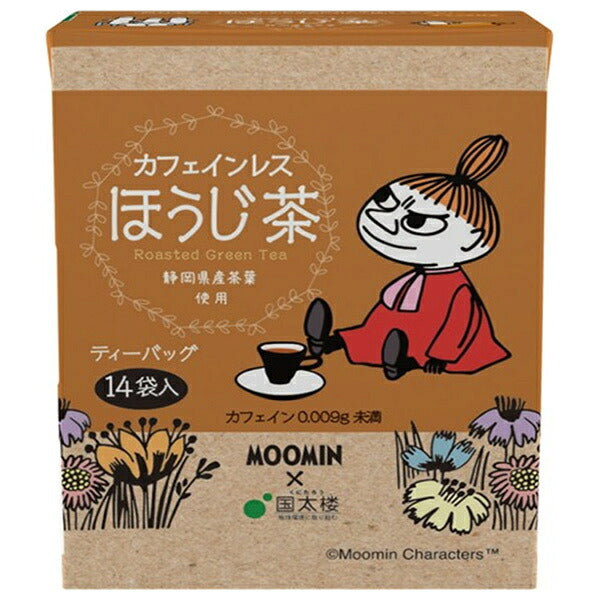 Kunitaro Moomin Caffeine-Free Hojicha Tea Bags 23.8 g (14 Bags) x 12 [Ships from Japan]
