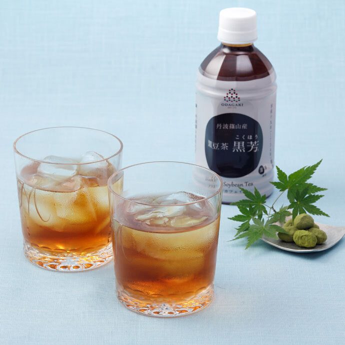 小田垣商店 丹波篠山産 黒豆茶 黒芳 350mlペットボトル×24本入【日本出荷】