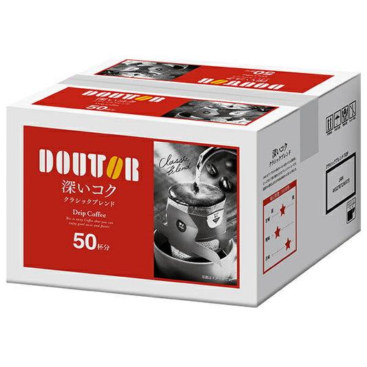 Doutor Coffee Doutor Drip Coffee Classic Blend (10g x 50 packs) x 1 box [Ships from Japan] 