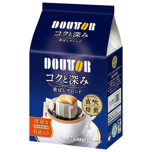 Doutor Coffee Rich and Deep Flavor Blend (7g x 6 bags) x 36 pieces [Shipped in Japan]