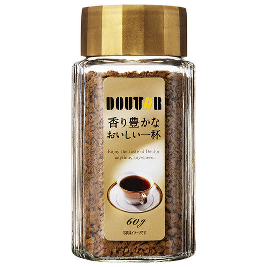 Doutor Coffee, Aromatic and Delicious Cup, 60g Bottle x 12 Bottles [Ships from Japan] 