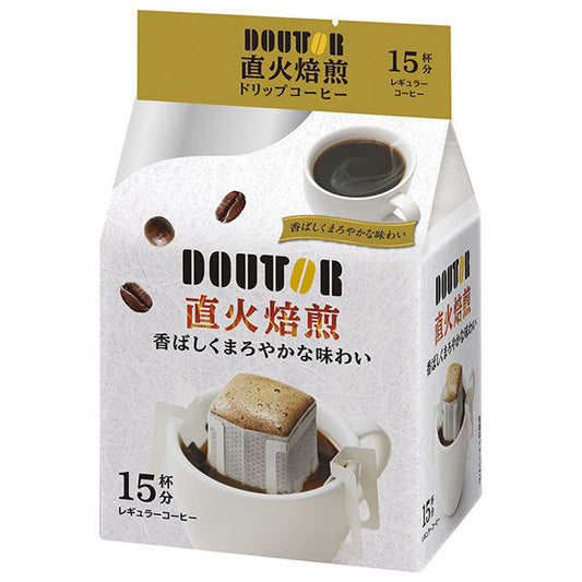 Doutor Coffee Direct-Flame Roasted Drip Coffee (7g x 15 bags) x 32 bags [Ships from Japan] 
