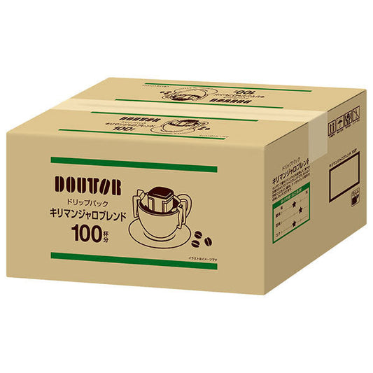 Doutor Coffee Kilimanjaro Blend Drip Pack (7g x 100P) x 1 [Ships from Japan] 