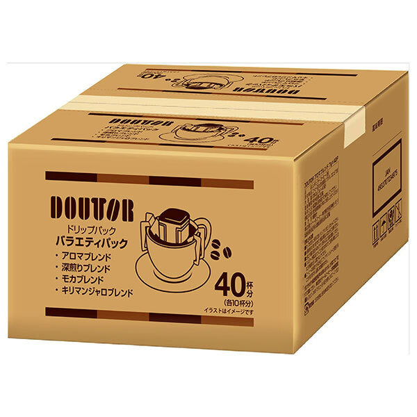 ドトールコーヒー ドトール ドリップパック バラエティパック (7g×40P)×1個入【日本出荷】