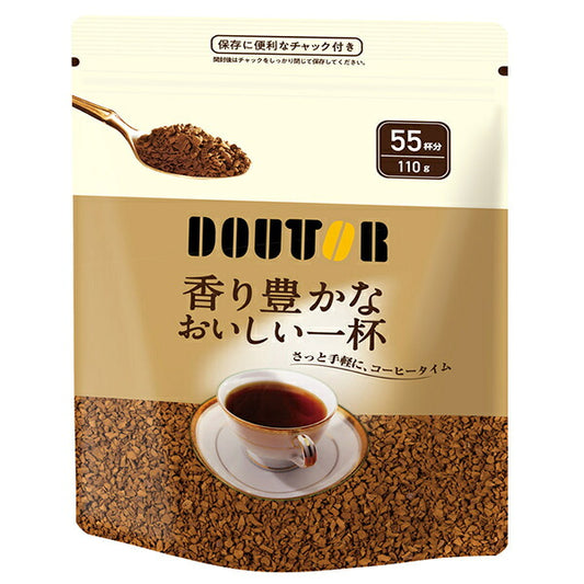 Doutor Coffee Rich & Aromatic Instant Coffee, 110 g x 12 Bags [Ships from Japan]
