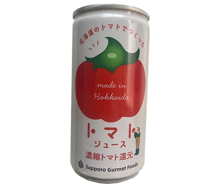 Sapporo Gourmet Foods Hokkaido Tomato Juice 190g can x 30 pieces [Shipped in Japan]