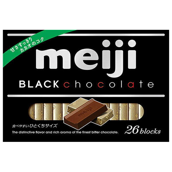 明治 ブラックチョコレート BOX 26枚×6箱入【日本出荷】