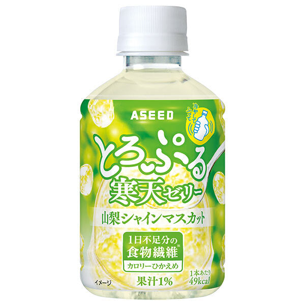 Acid Toropuru Agar Jelly Yamanashi Shine Muscat 270ml plastic bottle x 24 pieces [shipped in Japan]