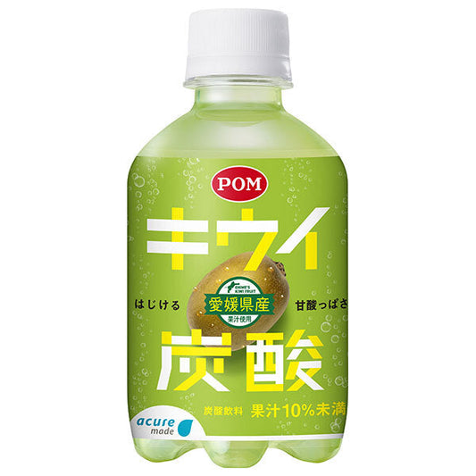 JR東日本 アキュアメイド キウイ 炭酸 280mlペットボトル×24本入【日本出荷】