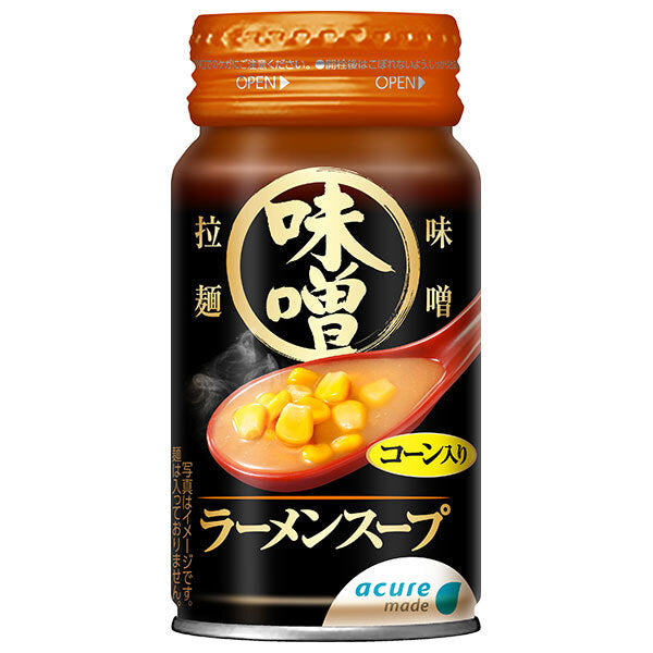 Accu Made Rich Miso Ramen Soup - 170 g Bottle Cans x 30 [Ships from Japan]