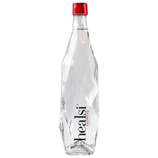 magnet healsi SPARKLING GLASS BOTTLE CRYSTAL 850ml x 6 bottles [shipped in Japan]