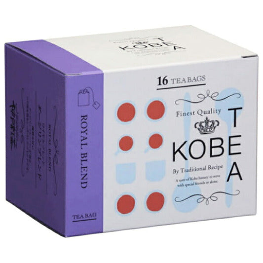 神戸紅茶 生紅茶 ロイヤルブレンド (2.2g×16p)×10箱入【日本出荷】
