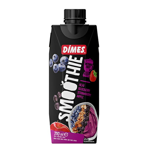 日本珈琲貿易 DiMES アサイーミックススムージー 310ml紙パック×12本入【日本出荷】