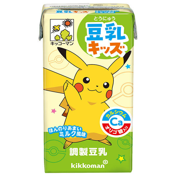 Kikkoman Soy Milk Kids Slightly Sweet Milk Flavor 160ml paper pack x 18 pieces [Shipped in Japan]