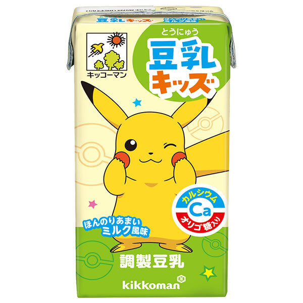 Kikkoman Soy Milk Kids Slightly Sweet Milk Flavor 160ml paper pack x 18 pieces [Shipped in Japan]