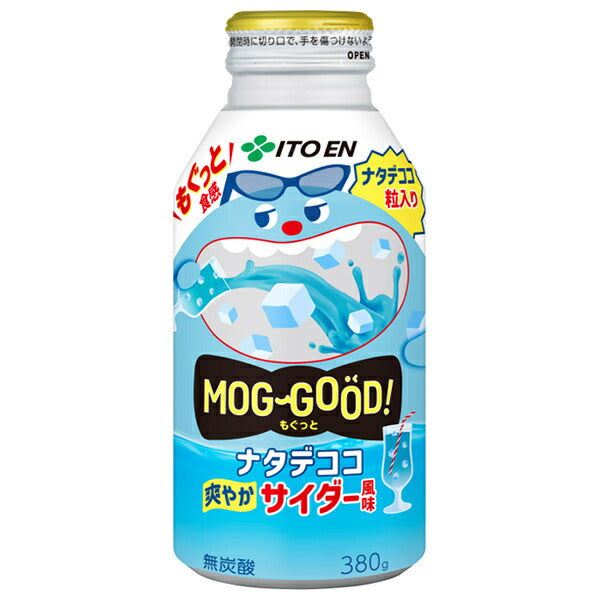 伊藤園 もぐっと ナタデココ 爽やかサイダー風味 380gボトル缶×24本入【日本出荷】