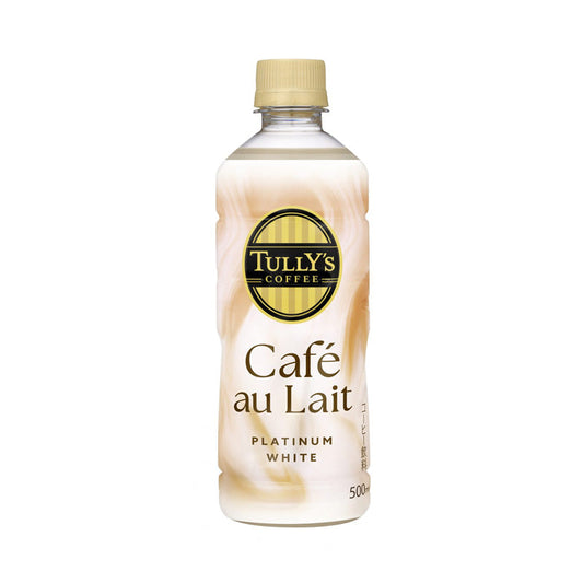 Itoen Tully's Coffee Platinum White Cafe Latte 500ml plastic bottle x 24 bottles [shipped in Japan]