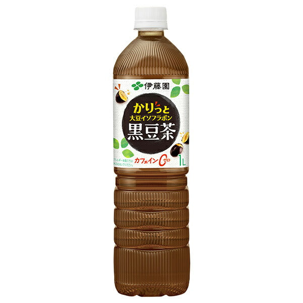 Itoen Karitto Soy Isoflavone Black Bean Tea 1L PET bottle x 12 bottles [Shipped in Japan]