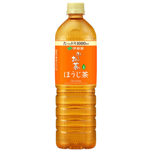 Itoen Oi Ocha Hojicha Slim 1L plastic bottle x 12 bottles [shipped in Japan]