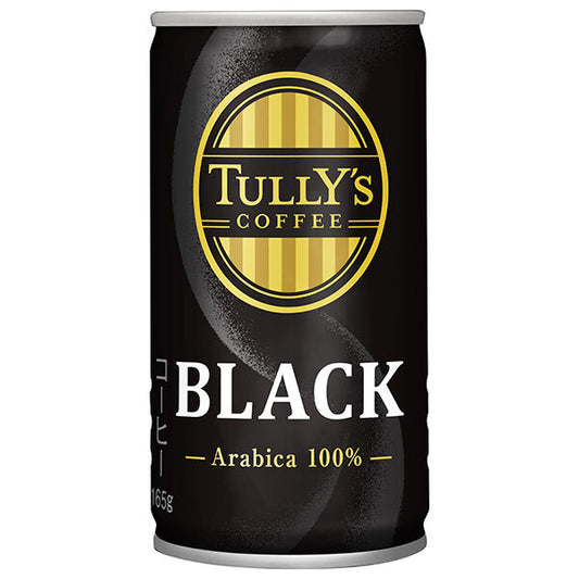 ITO EN TULLY'S COFFEE Black Unsweetened Canned Coffee 165g x 30 [Ships from Japan]