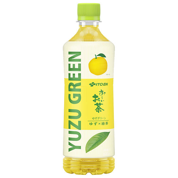 Ito En O~i Ocha YUZU GREEN 600ml Bottles x 24 [Ships from Japan]