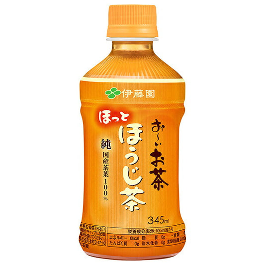 ITO EN Oi Ocha Hot Roasted Green Tea PET Bottles 345ml x 24 [Ships from Japan]