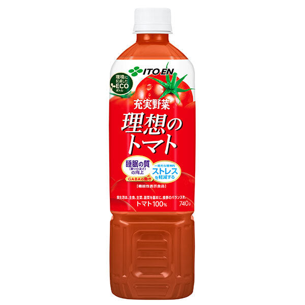Ito En Jujitsu Yasai Ideal Tomato, 740g PET Bottle x 15 Bottles [Ships from Japan] 