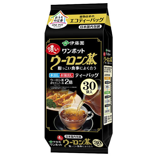 伊藤園 ワンポット エコティーバッグ濃いウーロン茶 30袋入×10個入【日本出荷】