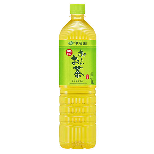 Ito En Oi Ocha Slim Green Tea, 1L PET Bottle x 12 Bottles [Ships from Japan] 