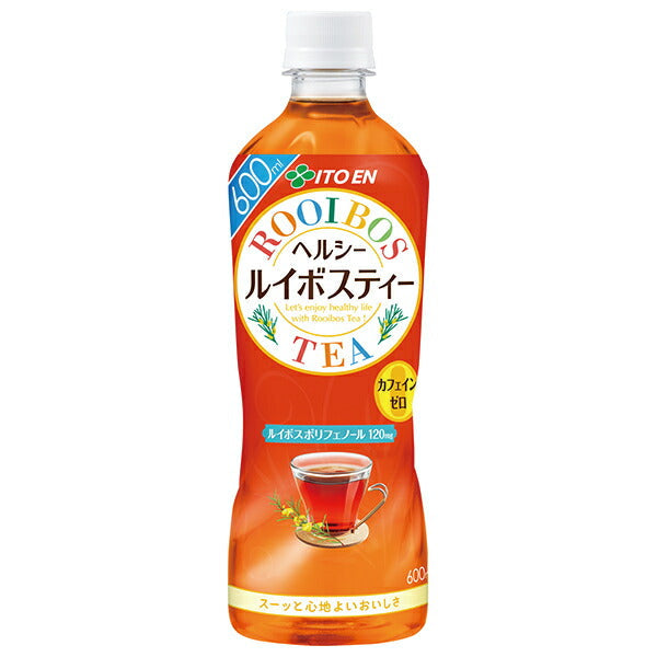 Ito En Healthy Rooibos Tea, 600ml PET Bottles x 24 Bottles [Ships from Japan] 