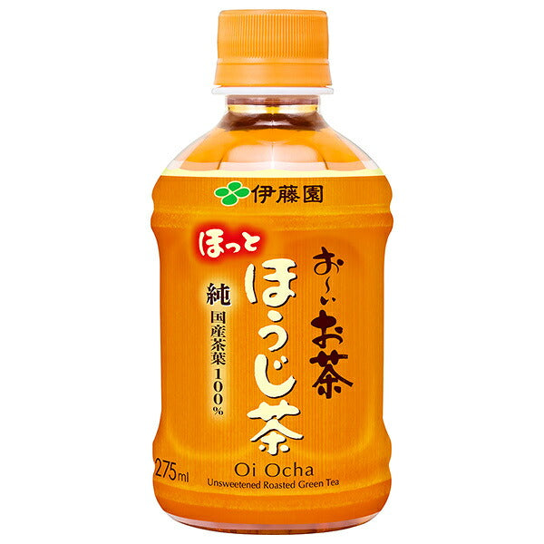 Ito En [Hot] Oi Ocha Roasted Green Tea, 275ml PET Bottles x 24 Bottles [Ships from Japan] 