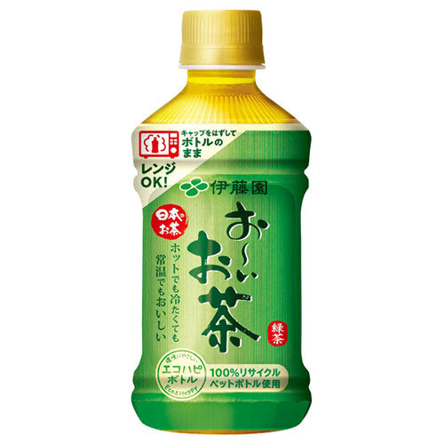 伊藤園 お〜いお茶 緑茶 電子レンジ対応 345mlペットボトル×24本入【日本出荷】