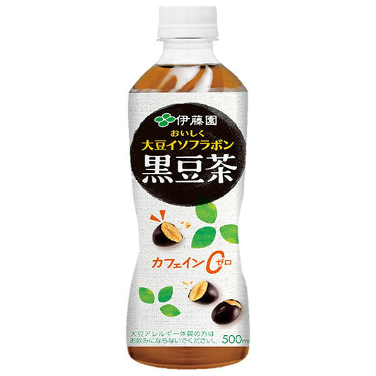 伊藤園 おいしく大豆イソフラボン 黒豆茶 500mlペットボトル×24本入【日本出荷】