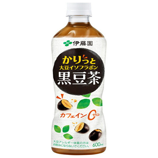 Itoen Karitto Soy Isoflavone Black Bean Tea 600ml PET bottle x 24 pieces [Shipped in Japan]