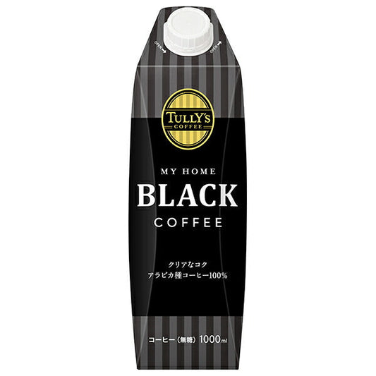 伊藤園 タリーズコーヒー ブラック 1L紙パック×6本入【日本出荷】