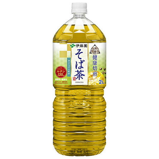 伊藤園 伝承の健康茶 健康焙煎 そば茶 2Lペットボトル×6本入【日本出荷】
