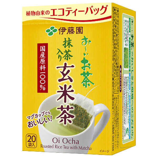 Itoen Oi Ocha Eco Tea Bag Genmaicha 20 bags x 10 pieces [Shipped in Japan]