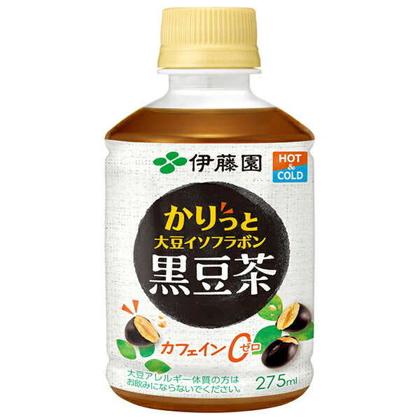 Ito En Delicious Soy Isoflavone Black Bean Tea, 275ml PET Bottles x 24 Bottles [Ships from Japan] 