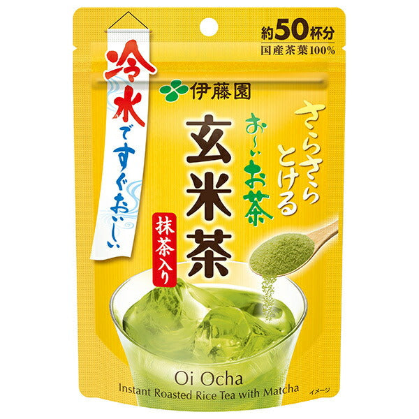 伊藤園 さらさらとける お〜いお茶抹茶入り玄米茶 40g×6袋入【日本出荷】