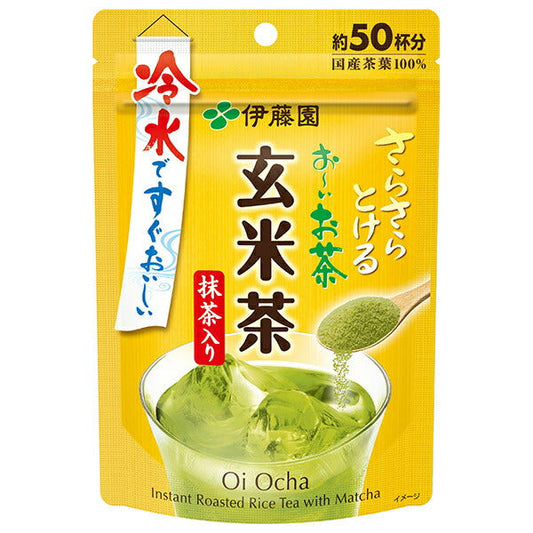 伊藤園 さらさらとける お〜いお茶抹茶入り玄米茶 40g×6袋入【日本出荷】
